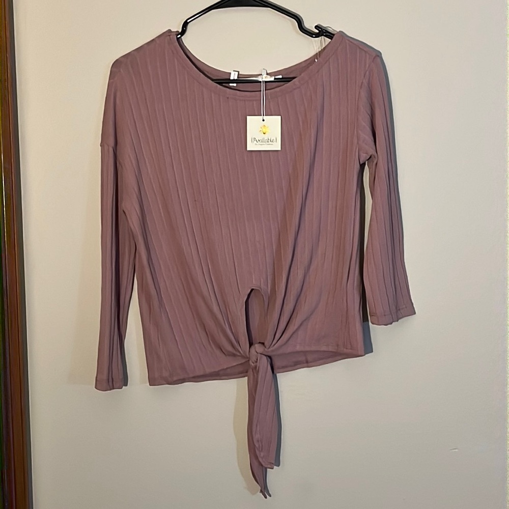 Off the shoulder pink shirt